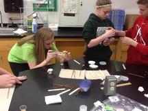 Students Performing a Science Experiment