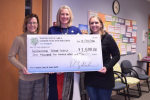 Winneconne foundation giving away a large check
